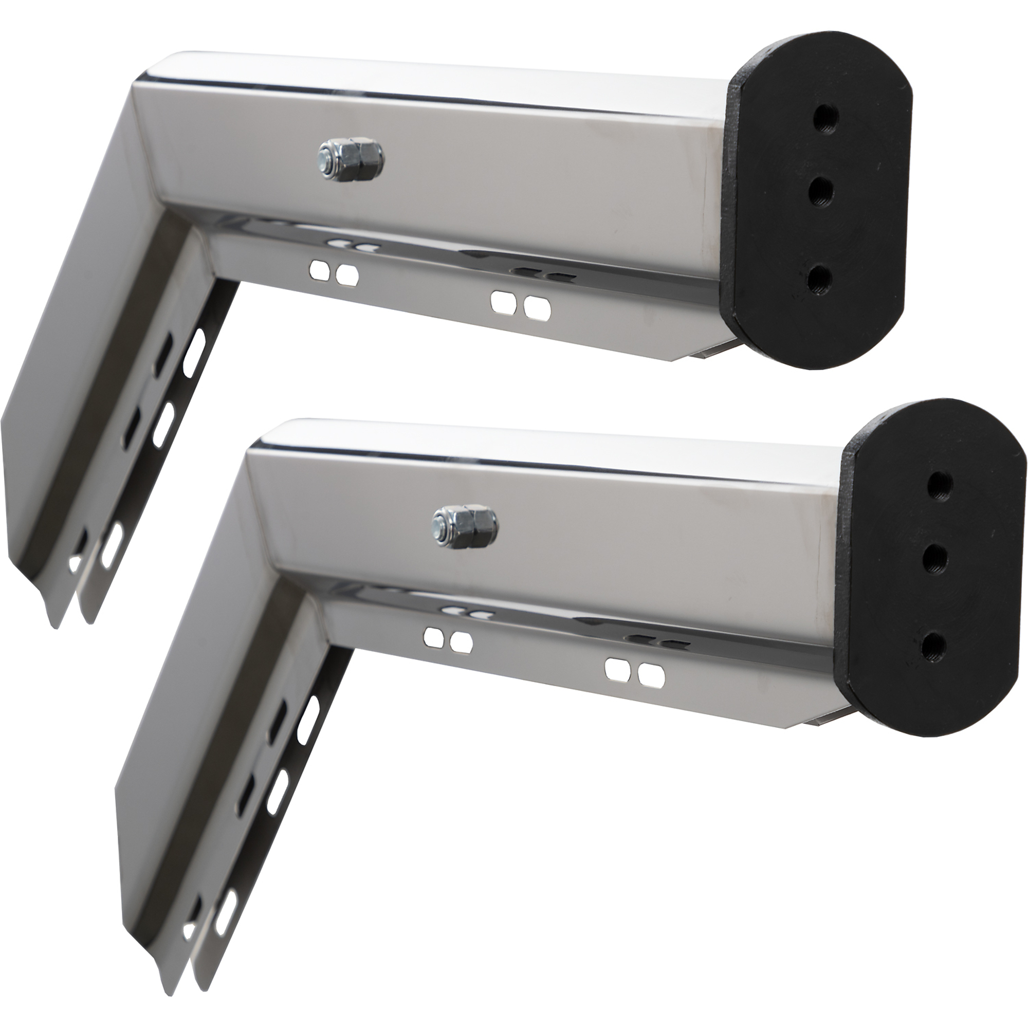 Buyers Products Spring-Loaded Mud Flap Hanger - Angled, SST ,Model# 85930032
